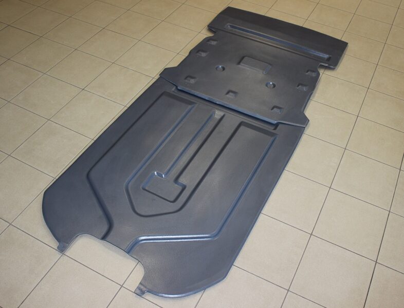 BMW 7 F01 ( 2008 - 2012 ) ( RWD ) ( 2 parts ) защита картера и коробки передач