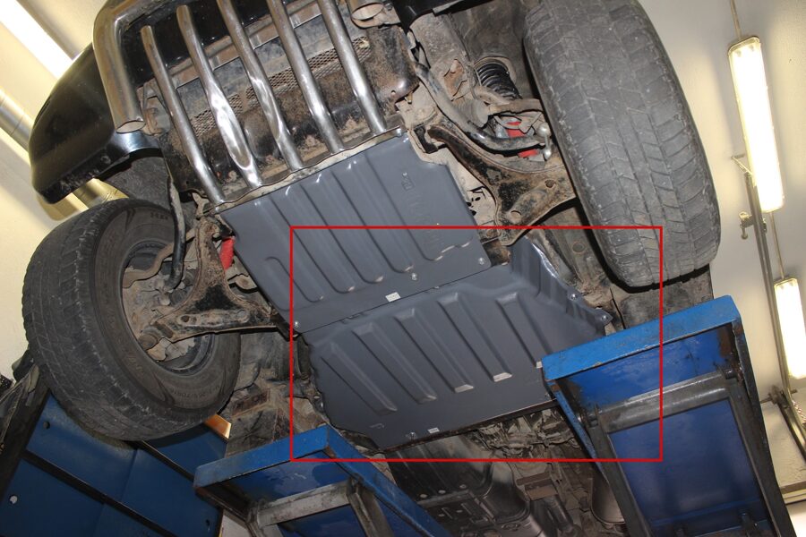 Mitsubishi Pajero III ( 2002 - 2006 ) restyle защита коробки передач